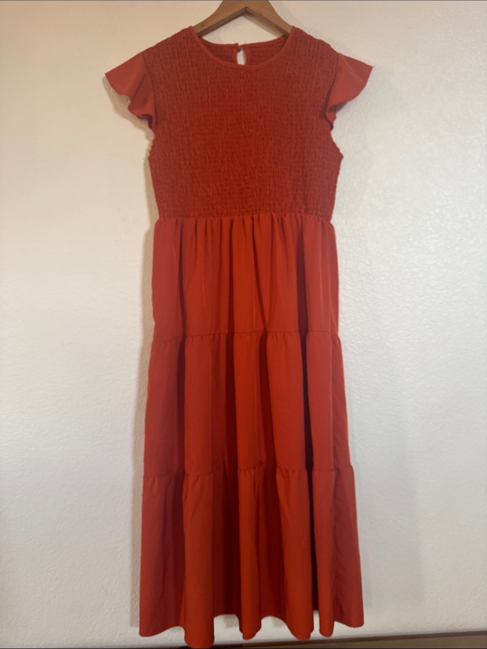 Burt orange women’s dress size extra large